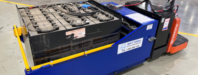 Forklift Battery Transfer Cart Shifter Material Handling