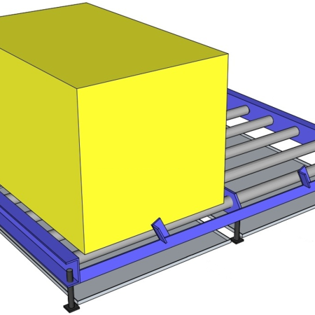 Battery Storage Racking Stand - 2 Bay Roller